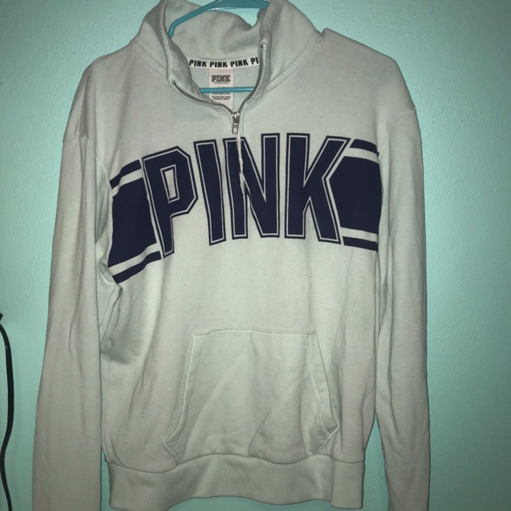 PINK-VS teal pullover